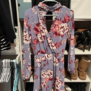 Floral cutout dress